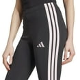 thumbnail image 4 of Women's adidas Essentials 3-Stripes Leggings Color: Clear Pink Size: SMALL, 4 of 4
