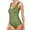 Green, variant on Fashion Women Swimsuit Sexy Ladies Swimwears Set Scale Print Swimsuit Summer V Neck High Cut Bathing Monokini Purple XXXXL