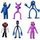 thumbnail image 3 of Figuras de amigos del arcoíris de 6 a 8 Uds., personaje de juego, muñeco de dibujos animados, modelo de figurita de monstruo azul, juguetes, regalo para niños, decoración de coche JadeP Rainbow Friends Figura Juguete Personaje del, 3 of 8