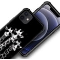 thumbnail image 5 of Case for iPhone 11 Case, Black White Funny Giraffe Sunglass Pattern Graphic Design Girl Boy Soft Silicone Hard Acrylic Shock Protection Case for iPhone 11, 5 of 7