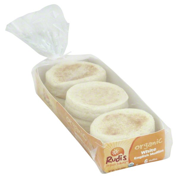 Rudis Bakery Rudis Organic Bakery English Muffins, 6 ea ...