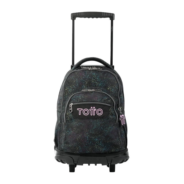 TOTTO Mochila Escolar Grande para Niño - Reforzada Porta Laptop 15.4 - Con Ruedas | 25 L RENGLON multicolor G