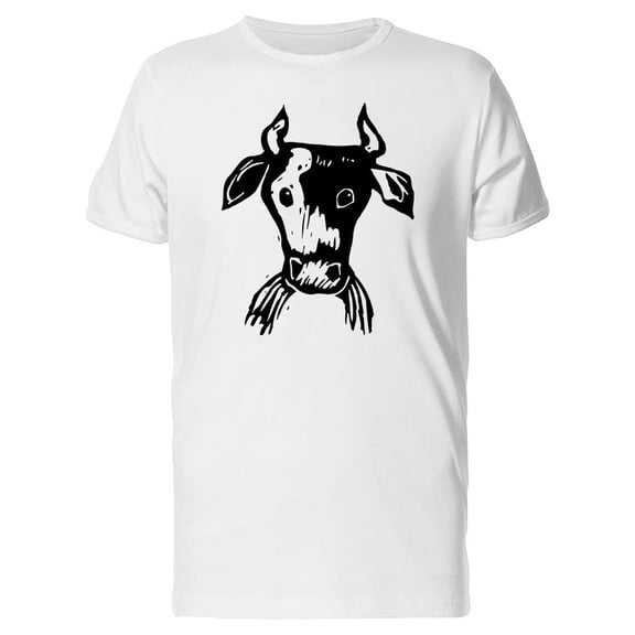 Cow Eating Grass Tee Men's -Image by Shutterstock