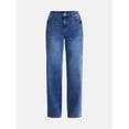 thumbnail image 5 of Madden NYC Women’s Ultra 90's Jeans with Bow Embroidery, 32'' Inseam, Sizes 00-18, 5 of 5