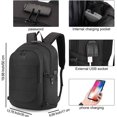 thumbnail image 2 of Tzowla Travel Laptop Backpack Water Resistant Anti-Theft Bag with USB Charging Port and Lock 17.3 Inch Computer, 2 of 5