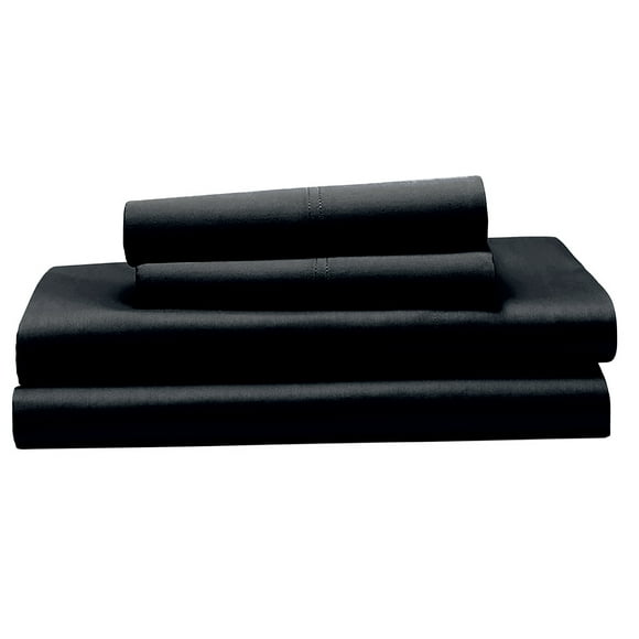 Hometrends 300 TC Brushed Percale Flat Sheet