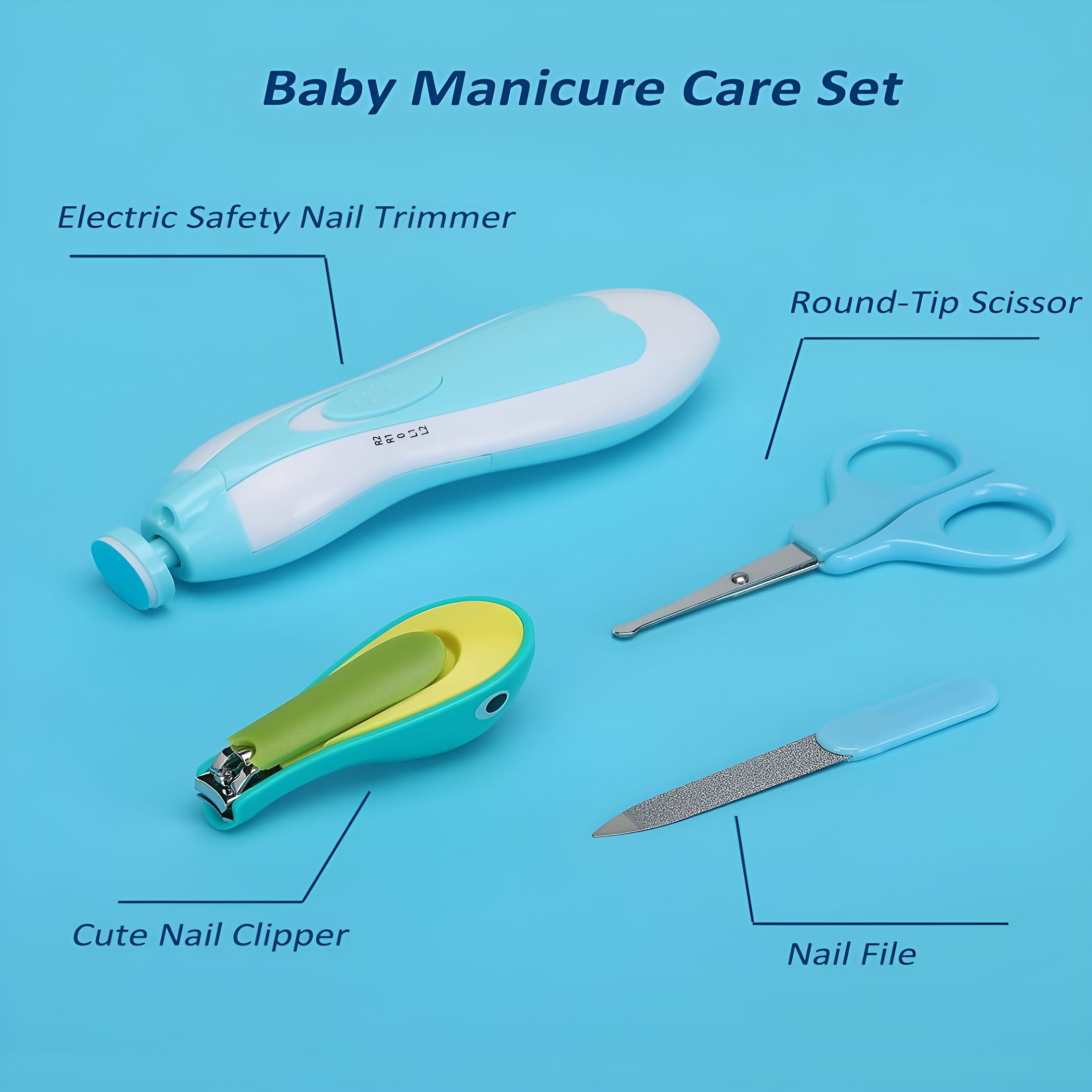 XIRQI 2026 New Baby Grooming Kit,20 in 1 Newborn Baby Essentials for Newborn Infant Toddlers for Home,Travel,Daycare,Gift,Blue