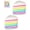 2pcs, variant on Cake Squishy Slow Rise Rainbow Cake Squishy, Jumbo Slow Rising Fidget Squeeze Ball, Soft Sensory Stress Relief for Anxiety, Focus, Hand Therapy & Party Favors