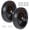2pcs Black, variant on Leumius Set of 2 13" Solid Rubber Tires 4.00-6 Flat Free Wheels with 5/8" Bearings 2.2" Offset Hub Replacement for Hand Truck Wheelbarrow Garden Wagon Dolly Trailer Utility Cart