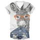 thumbnail image 1 of Blusas de Manga Corta para las Mujeres Causal V-Cuello Camiseta Sólida, Top de Moda de Verano para el Hogar Y Diario, 1 of 3