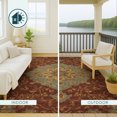 thumbnail image 4 of Addison Rugs Chantille Indoor/Outdoor Traditional Global Garnet Machine Washable Runner Rug, 2'3" x 7'6", 4 of 8