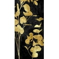 thumbnail image 2 of Carson, Danielle 14x24 White Modern Wood Framed Museum Art Print Titled - Nature Panel Gold on Black II, 2 of 4