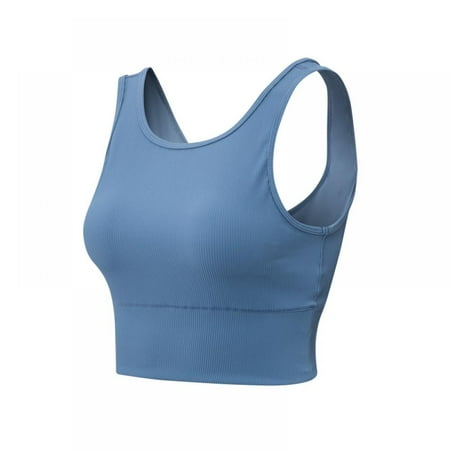 

Xmarks Workout Crop Tops for Women Built in Sports Bra - Yoga Gym Running Fitness Ultra-Soft Breathable Workout Tank Underwear