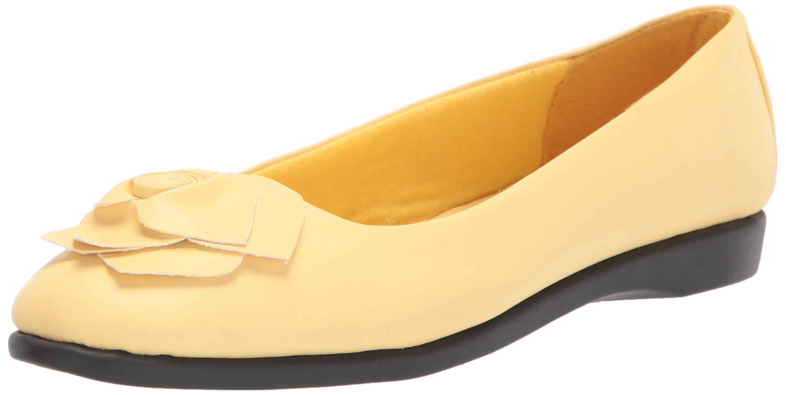 womens flats yellow