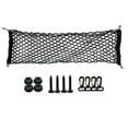 thumbnail image 1 of Amdohai Car Rear Cargo Net Double-Layer Trunk Cargo Storage Organizer 35x16 Inch with Mounting Hooks for Car Truck SUV, 1 of 5