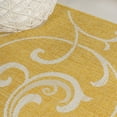 thumbnail image 4 of JONATHAN Y TUSCAN SUN 5 x 8 Area Rug, Maribel Traditional All-Over Scroll - Yellow/Cream, TSN205C-5, 4 of 9