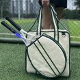 thumbnail image 3 of Bolsa De Raqueta De Tenis, Bolsa De Tenis De Lona, fácil Acceso Ligero Multiusos Para Deportes, 3 of 7