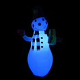 thumbnail image 2 of Dsscvnef Christmas Decorations Portable Cute Cartoon Snowman Tumbler Inflatable Air Model Inflatable Pool Slide Excursion Inflatable Bridal Inflatable, 2 of 4