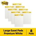 thumbnail image 4 of Post-it® Super Sticky Easel Pads, 25" x 30", 8 Pads, 30 Sheets/Pad, School Supplies for Classrooms, White, 559VAD8PK, 4 of 9