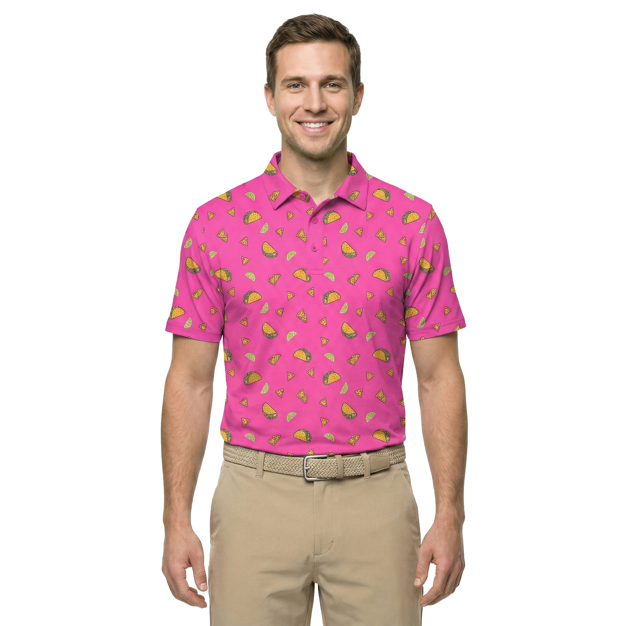 Birdie Bound Men' s & Big and Tall Golf Polo Shirts, Sizes XS-4XLT