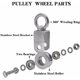thumbnail image 3 of 304 stainless steel rope pulley block, maximum load 200kg, 3 of 5