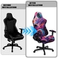 thumbnail image 4 of Pzuqiu Galactic Planet Computer Gaming Chair Cover Soft Non-Slip Racing Computer Chair Slipcover Set Comfortable Office Chairs Protector for Gaming Room Office Home Decor, 4 of 7