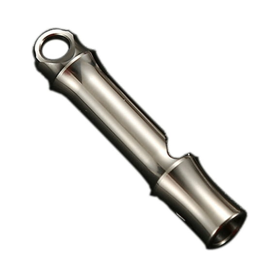 Titanium Outdoor Emergency Whistle,Survival Signal Whistles with Lanyard for Camping Hiking Sports