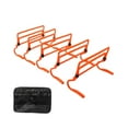 thumbnail image 2 of 5 Pcs Agility Hurdles Speed Hurdles Training Equipment with Adjustable Height for Soccer Football Athletes, 2 of 9