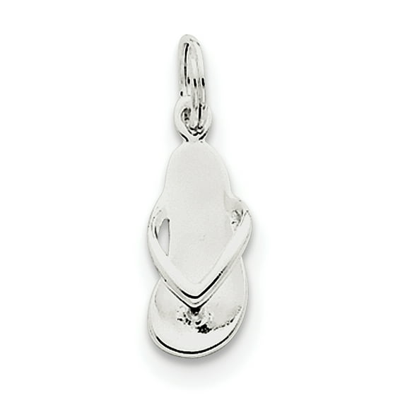 Beautiful Sterling Silver Flip Flop Charm