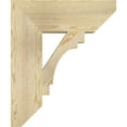 thumbnail image 3 of Ekena Millwork 6"W x 20"D x 24"H Merced Slat Rough Sawn Bracket, Douglas Fir, 3 of 4