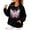 Black, variant on In October We Wear Pink Hoodie Womens Pink Ribbon Angel Wings Breast Cancer Sweatshirt Long Sleeve Breast Cancer Awareness Support Shirt With Pockets