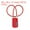 Red, variant on Luggage Travel Lock, Digit Cable Combination Lock Width Body with Cable for Suitcase Yellow 30cm
