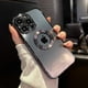 thumbnail image 2 of Funda hueca con logotipo chapado de lujo para iPhone 14, 13, 11, 12 Pro, XR, X, XS Max, 7, 8 Plus, SE3, cubierta transparente suave a prueba de golpes, 2 of 4