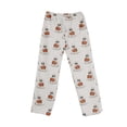 thumbnail image 3 of Trgacdwlo Halloween Women's Fleece Pajama Pants Funny Pumpkin Fuzzy Pajama Pants Fall Winter Thermal Lounge Pants Women, 3 of 9