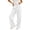 White, variant on Kctiaxy Pants for Women Elastic Waist Drawstring Baggy Sweatpants Solid Fashion Casual Wide Leg Pants