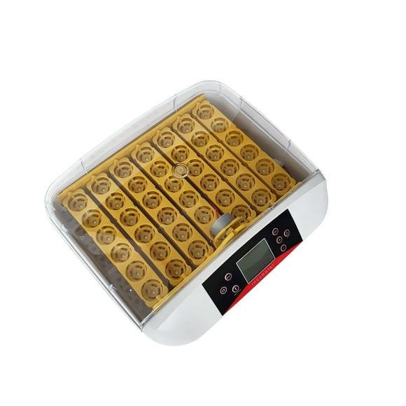 INTBUYING Egg Incubator 42 Eggs 110V Fully Automatic Poultry Incubator with Egg Candling Lamp and Automatic Egg Turning