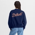 thumbnail image 4 of Women's Fanatics Navy Detroit Tigers Oversized Rage Against Full-Zip Jacket, 4 of 5