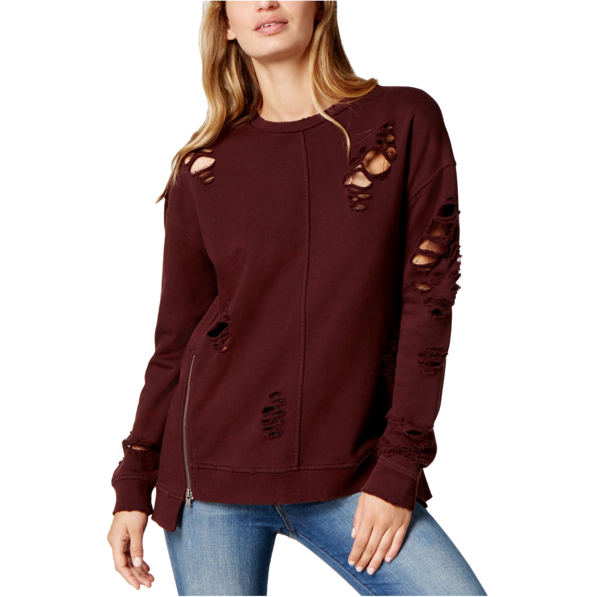 ripped sweatshirt womens