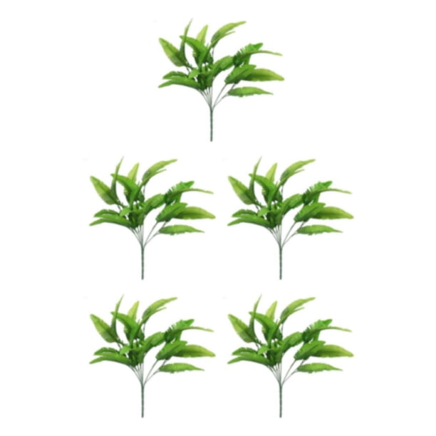 Flores Artificiales Injueey 21 Gran Hoja Persa Verde