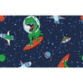 thumbnail image 7 of Honeii Dinosaur Astronaut Space Surfing Print Canvas College Laptop Backpack, Durable Rucksack Travel Notebook Bag School Backpack Book Bag for Men Women-Small, 7 of 7