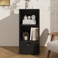 Rattan Outdoor Pool Towel Rack Cabinet, Wicker Pool Storage Bins ...