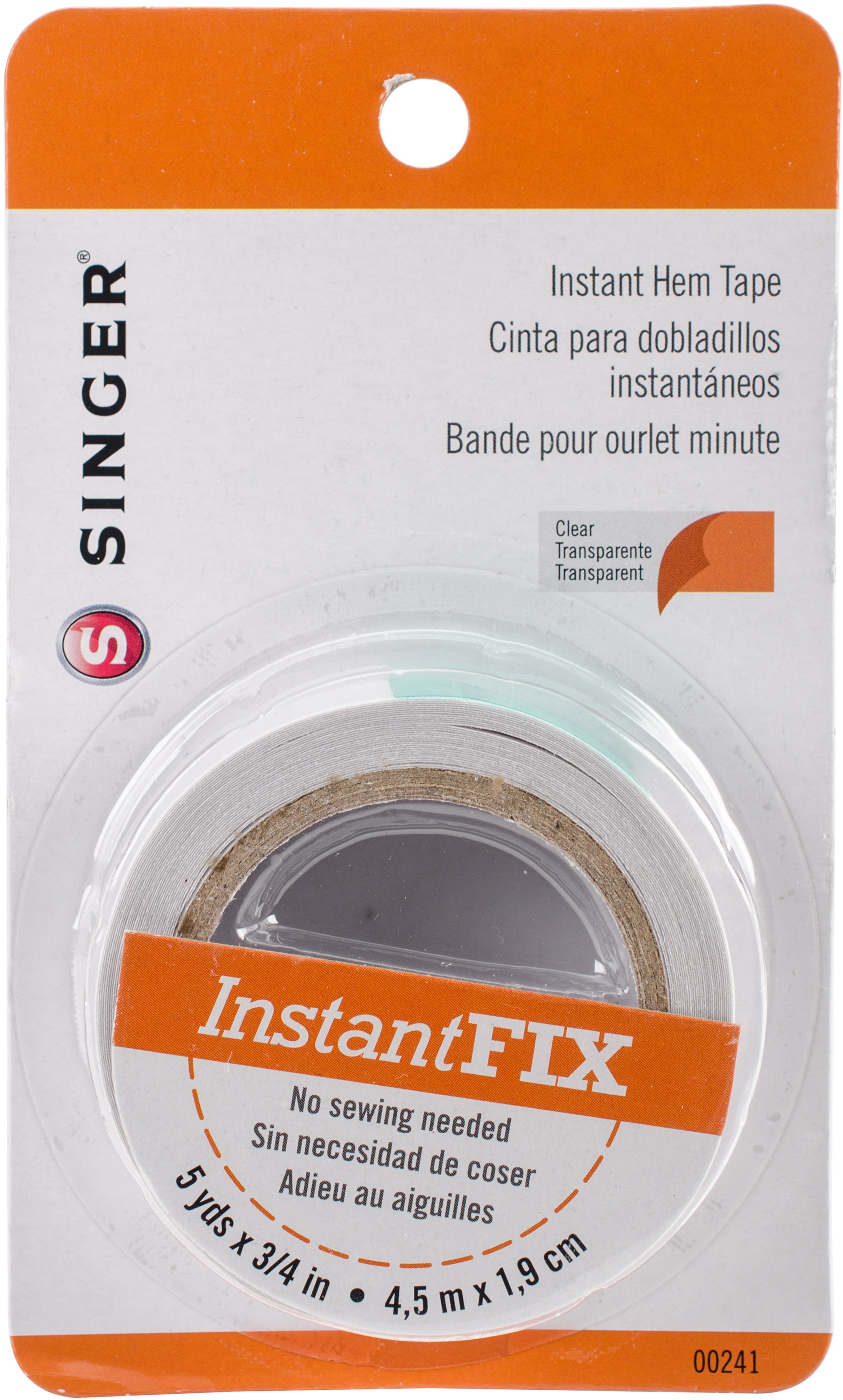 Singer Instant Bond Double-Sided Fabric Tape .75x15', Multipack of 12 