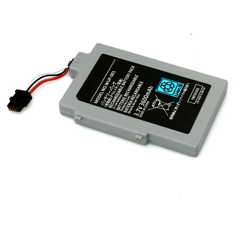  Other Future Wii U Gamepad Battery Pack 3600 mAh Aftermarket  Rechargeable Replacement : Video Games