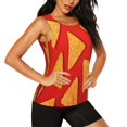 thumbnail image 2 of KLL Tortilla chips Print Womens Tank Top Sleeveless Workout Tops Athletic Running Shirts Yoga Gym Clothes-XX-Large, 2 of 7