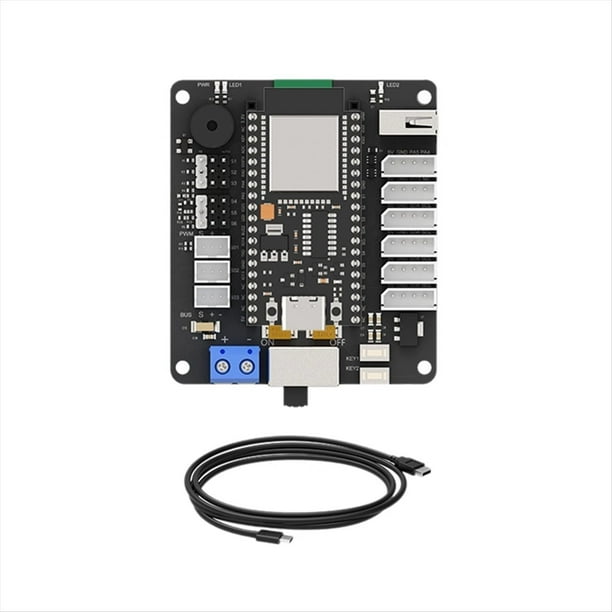 Placa Base de Módulo de Control Servo de Código Abierto de 6 Canales con Bluetooth Integrado y Placa de Control de Brazo Robótico ESP32.