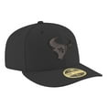 thumbnail image 3 of Men's-New Era  Black Houston Texans 59Fifty II Low Profile Fitted Hat, 3 of 5