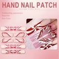 thumbnail image 5 of RAGUPEL 24Pcs Glue on Nails for Women,Rhinestone-Studded Square Nails,Heart Fake Nails with Designs,Press on Nails Long for Daily Life,Photo Shoots,Dating and Gatherings,Style1, 5 of 7