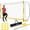 Yellow, variant on Haokelball Backyard Soccer Goal for Kids & Family Fun, 12x6 FT Portable Soccer Net, Easy Setup Outdoor Game Set for Backyard Play & Family Time
