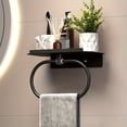 A Beautifully Designed Oval Metal Towel Ring for Wall Mounting, Ideal ...