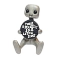 thumbnail image 1 of Inspirational Desk Figurine - Anxiety Relief Motivational Quote - Office Decor Gift especial price(Buy 2 save 10%), 1 of 2